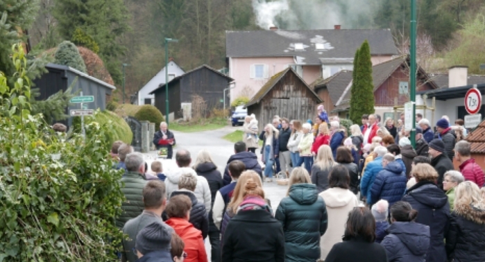 Segnung der Osterspeisen / 'Fleischweihe' in Hinterberg 2023